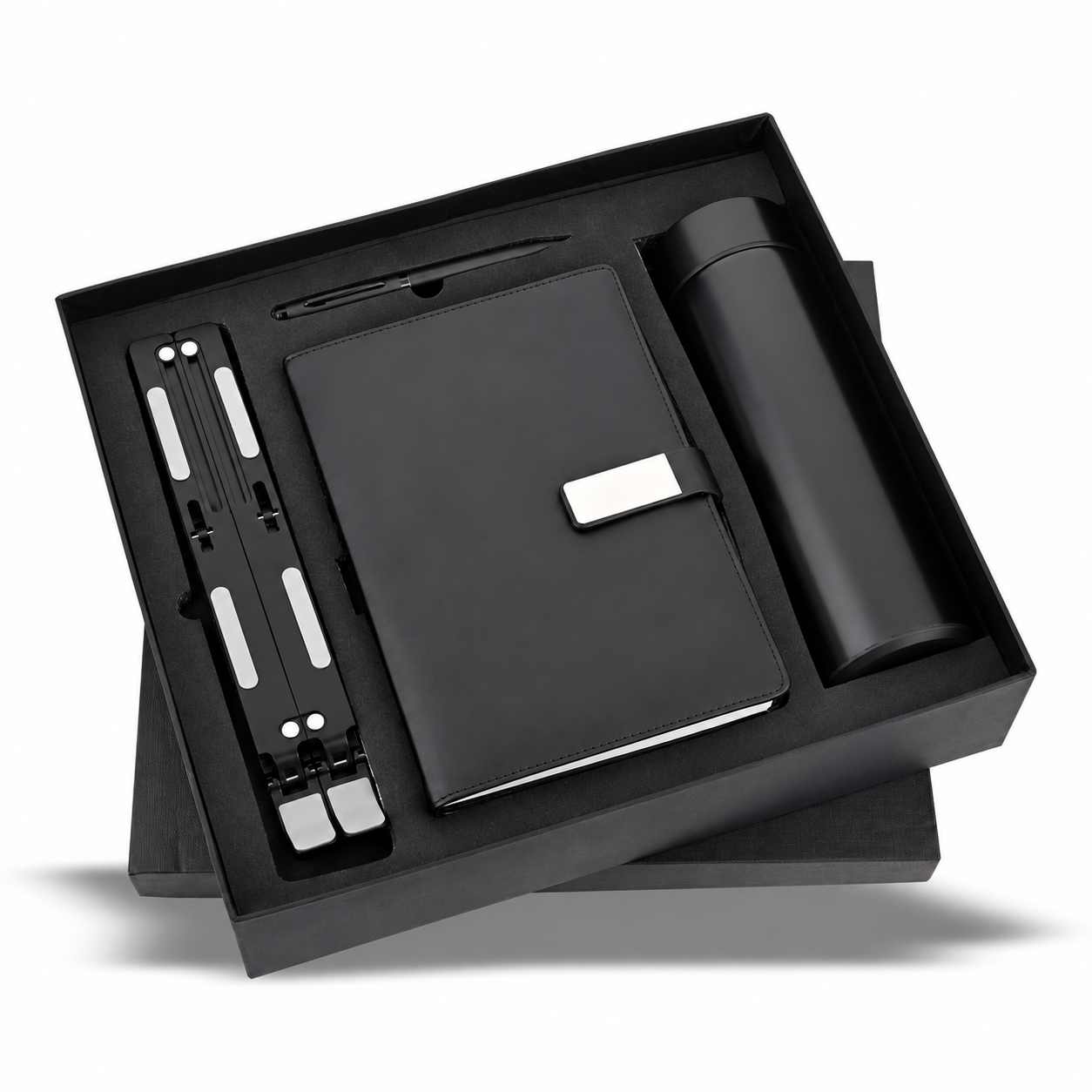 4-in-1 Notebook, Pen, Bottle & Laptop Stand Gift Set - EG333