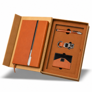 4-in-1 Slim Notebook, Pen & Cardholder Gift Set - EG388 / EG389 — EG388