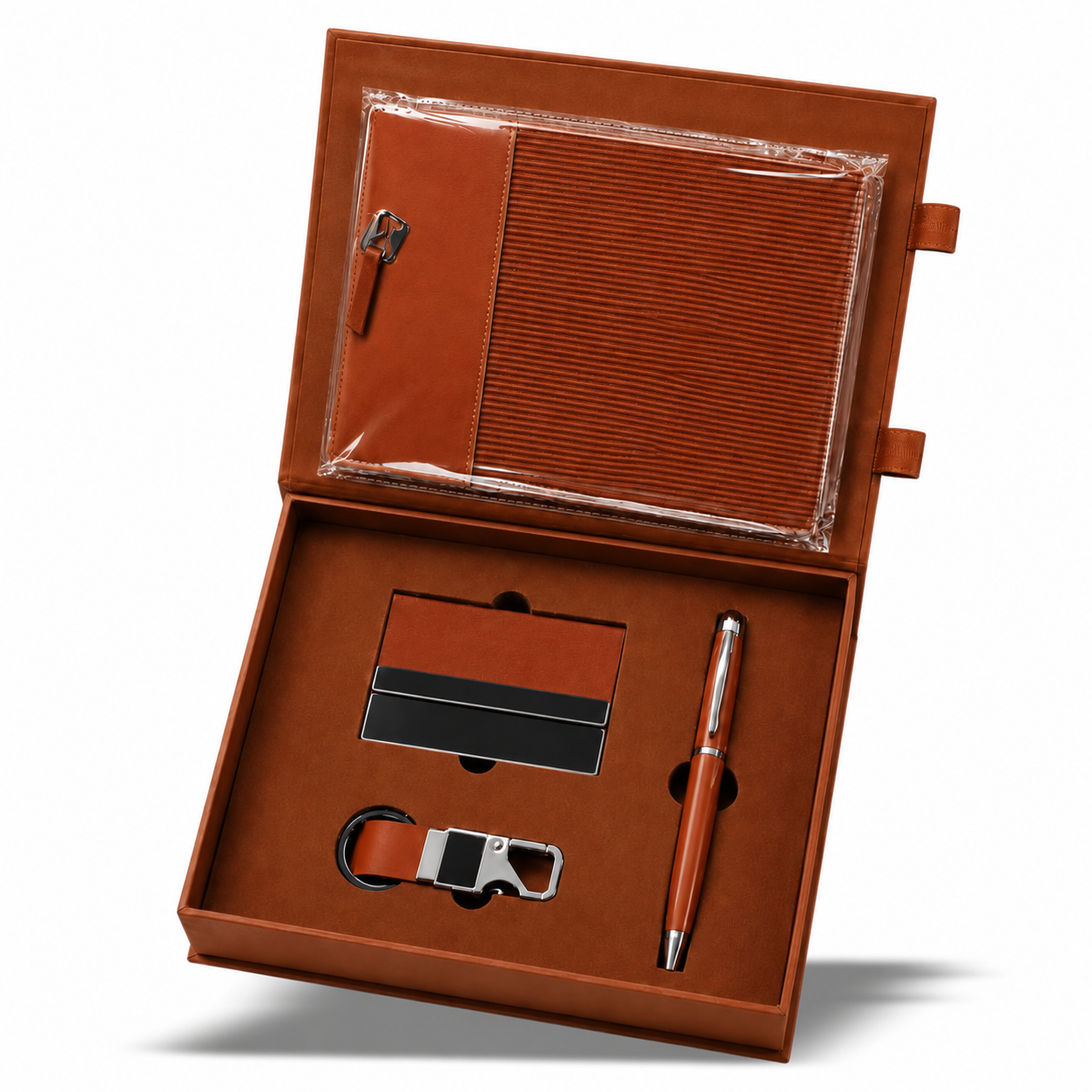 4-in-1 Zip-Pocket Notebook & Accessories Gift Set - EG390 / EG391