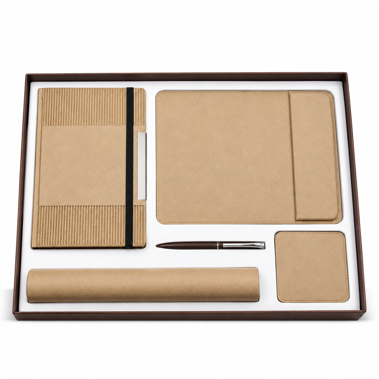 5-in-1 Notebook & Desk Mat Gift Set - EG397 / EG398