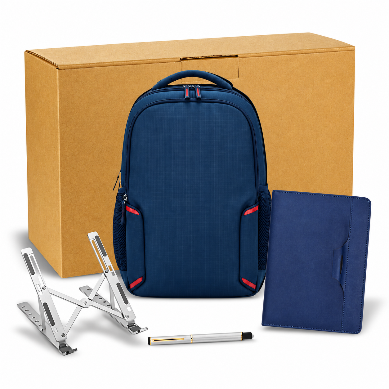 4-in-1 Backpack, Notebook & Laptop Stand Gift Set - EG405