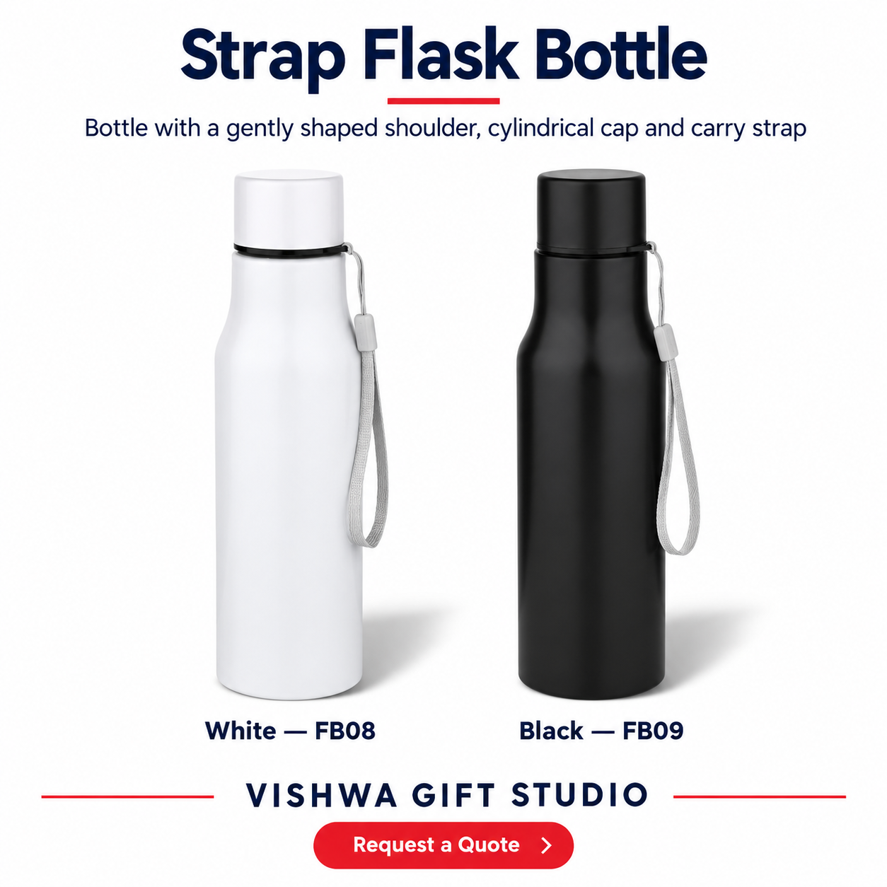 Strap Flask Bottle - FB08 / FB09 - Image 2