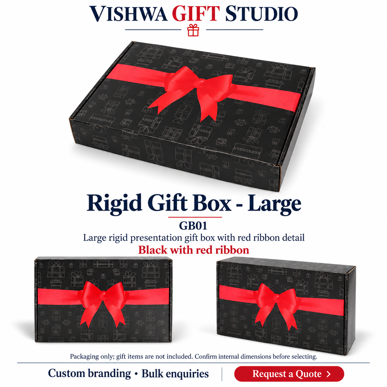 Rigid Gift Box - Large - GB01 - Image 2
