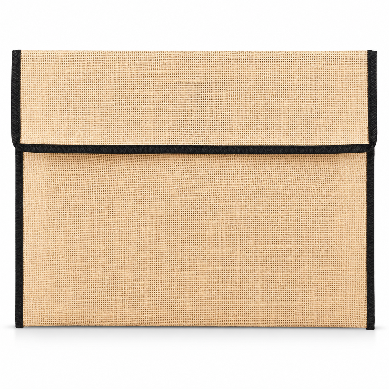 Soft-Bound Jute Flap Folder - JF01