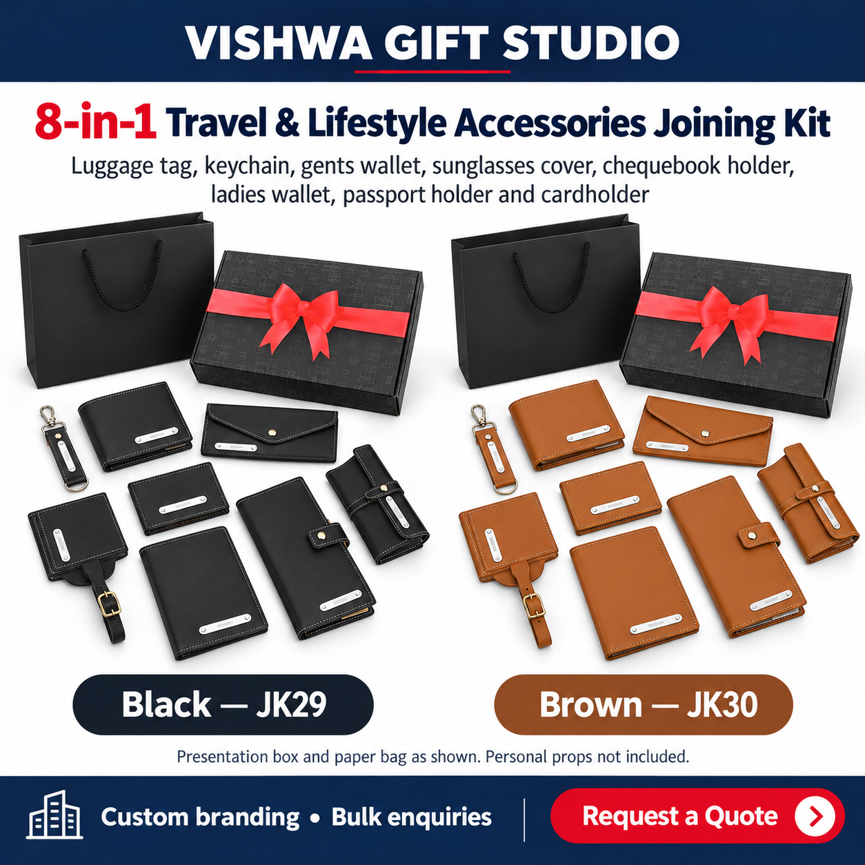 8-in-1 Travel & Lifestyle Accessories Joining Kit - JK29 / JK30 - Image 2