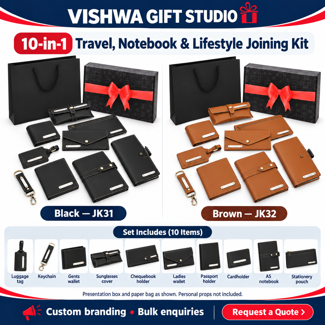 10-in-1 Travel, Notebook & Lifestyle Joining Kit - JK31 / JK32 - Image 2