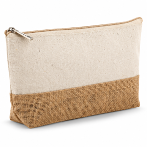 Canvas and Jute Zipped Pouch - JP01 / JP02 — JP01