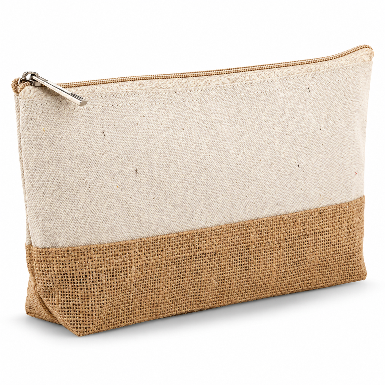 Canvas and Jute Zipped Pouch - JP01 / JP02