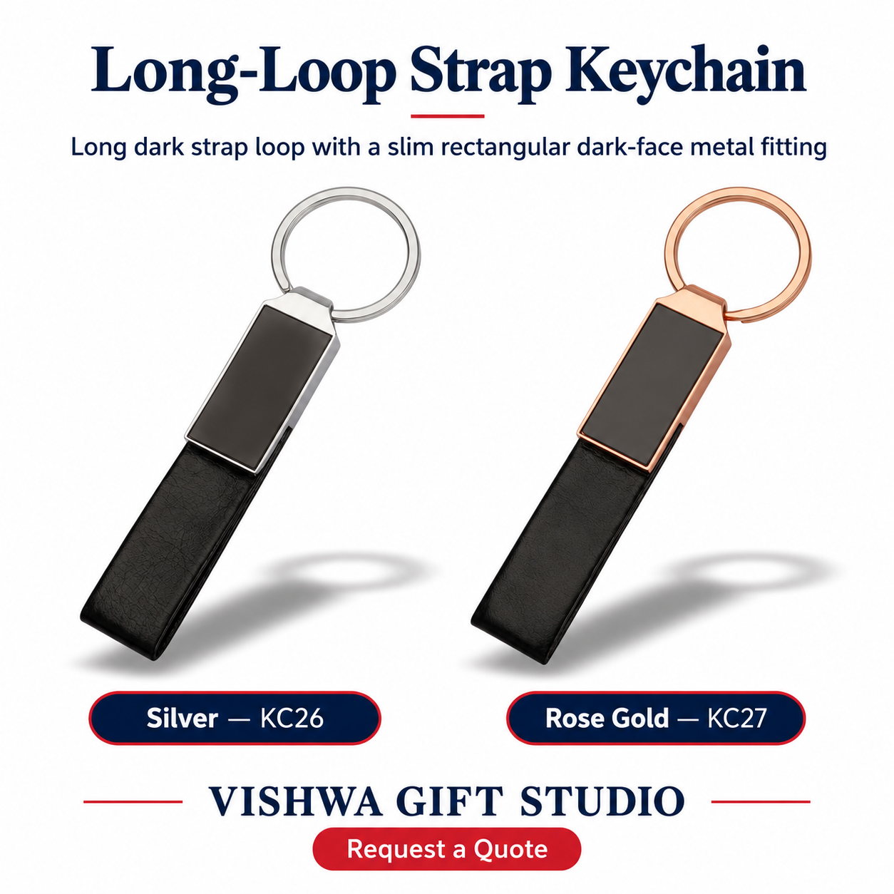 Long-Loop Strap Keychain - KC26 / KC27 - Image 2