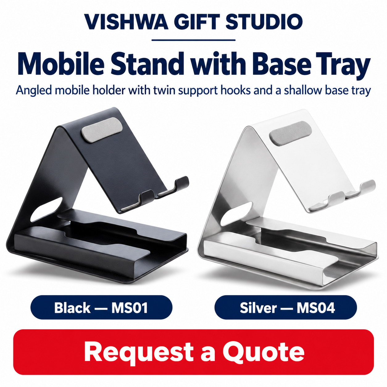 Mobile Stand with Base Tray - MS01 / MS04 - Image 2