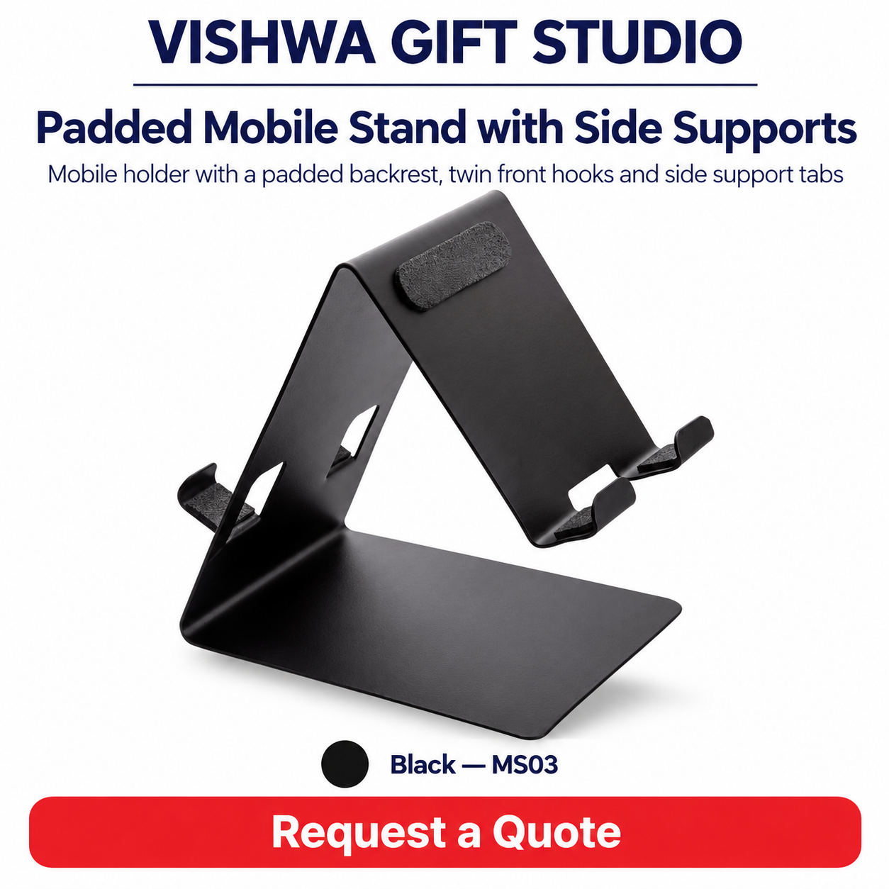 Padded Mobile Stand with Side Supports - MS03 - Image 2