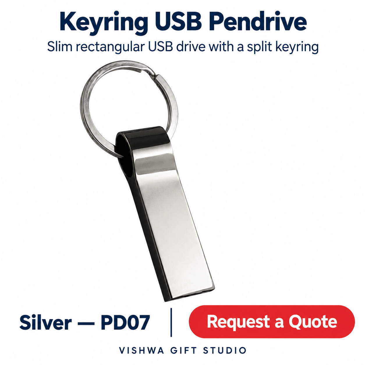 Keyring USB Pendrive - PD07 - Image 2