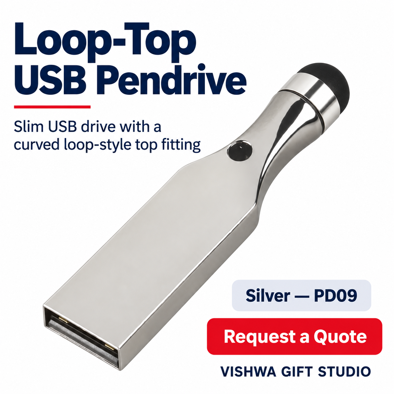 Loop-Top USB Pendrive - PD09 - Image 2