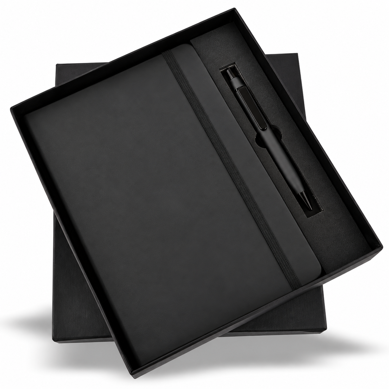 2-in-1 Classic Elastic A5 Notebook & Pen Gift Set - CS138 / CS139 / CS140 / CS141 — CS138