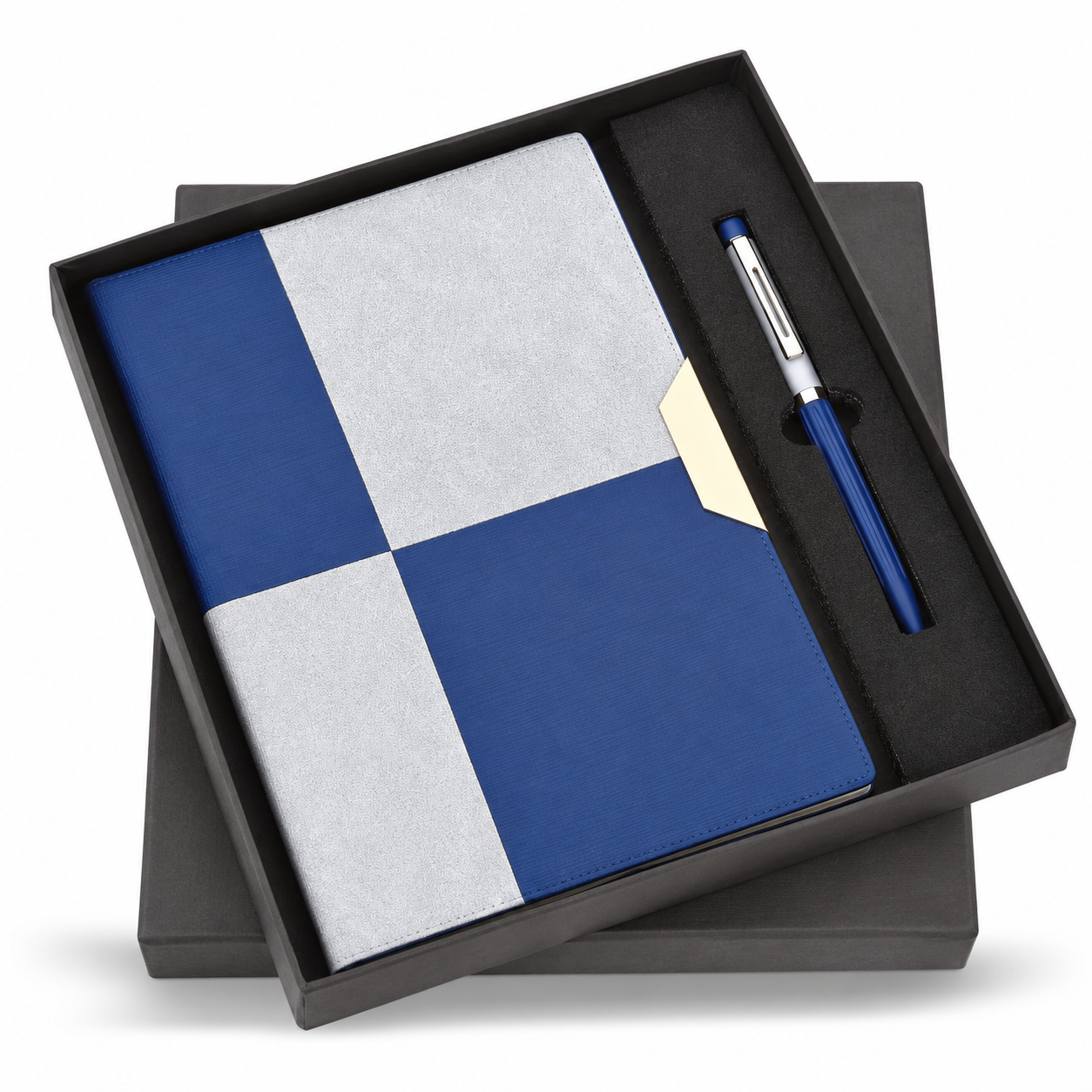 2-in-1 Two-Tone A5 Notebook & Pen Gift Set - CS341 / CS342 / CS343 — CS341