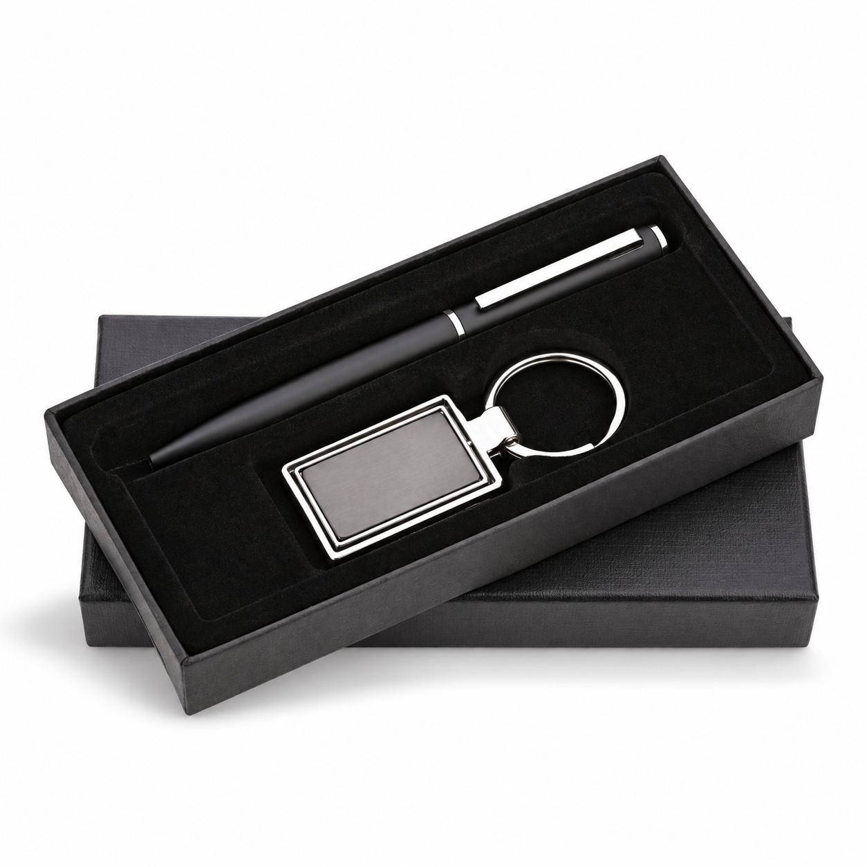 2-in-1 Rectangular Keychain & Pen Gift Set - CS239 — CS239
