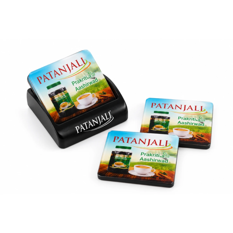 Acrylic Coaster Set with Sloping Holder – CS615