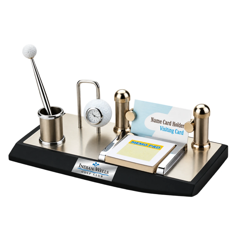 386 4-In-1 Golf Theme Desk Organizer