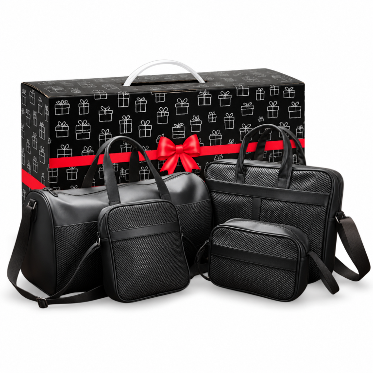4-in-1 Coordinated Travel Bag Gift Set - EG-BGS01 / EG-BGS02