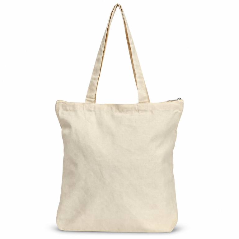 300 GSM Zipped Canvas Tote Bag - CB03 / CB04