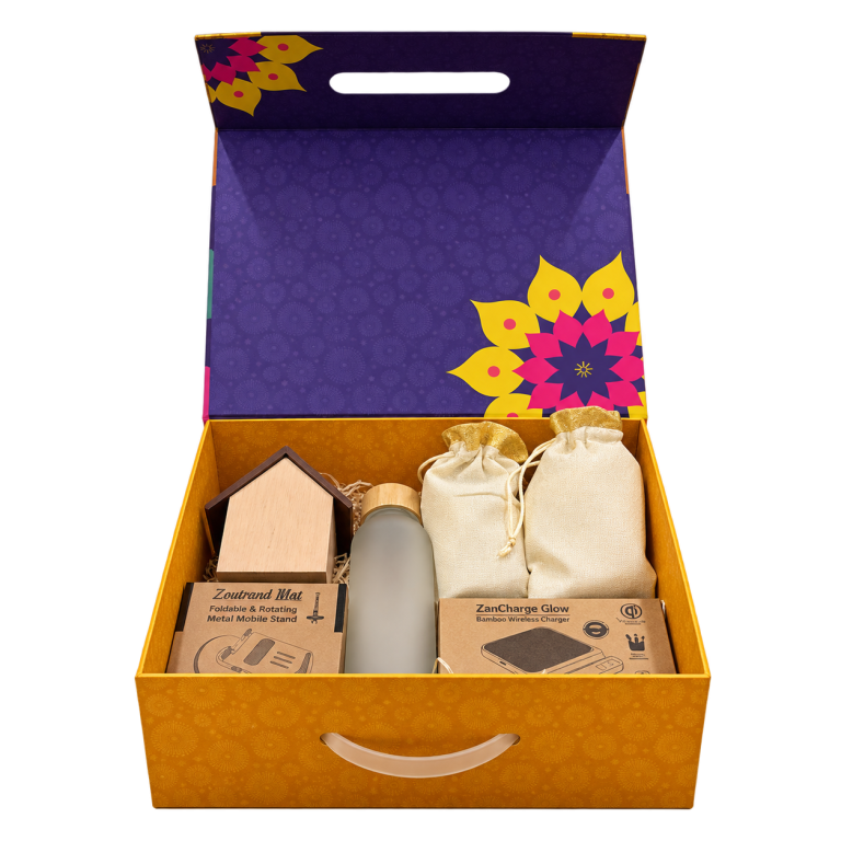 6-in-1 Bamboo Charging Diwali Gift Box — DW-Q250