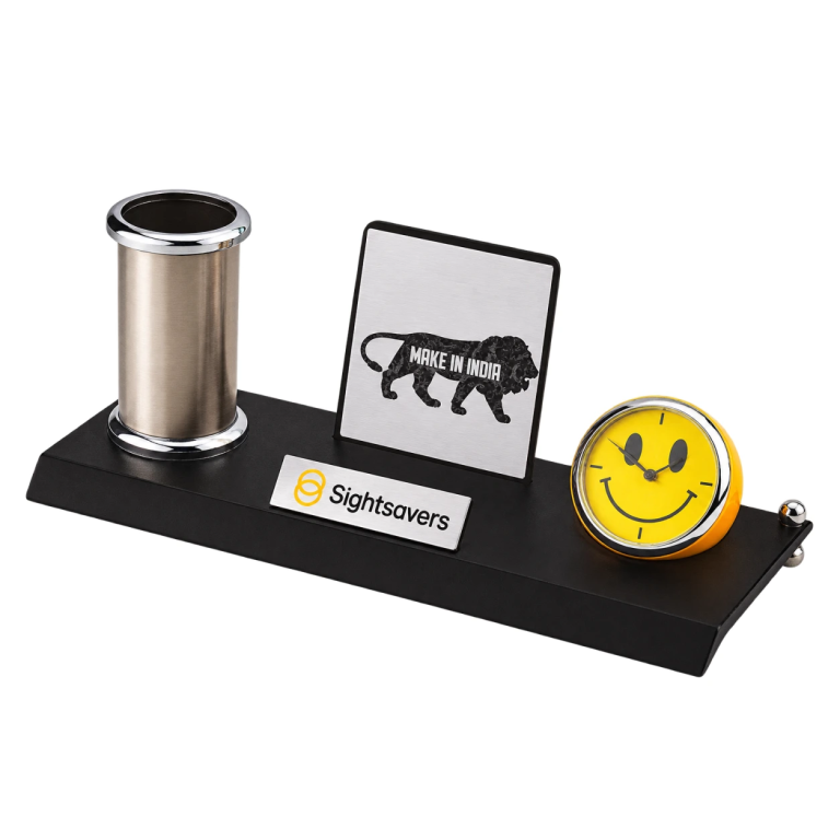 4220 Executive Desk Set With Smile Clock