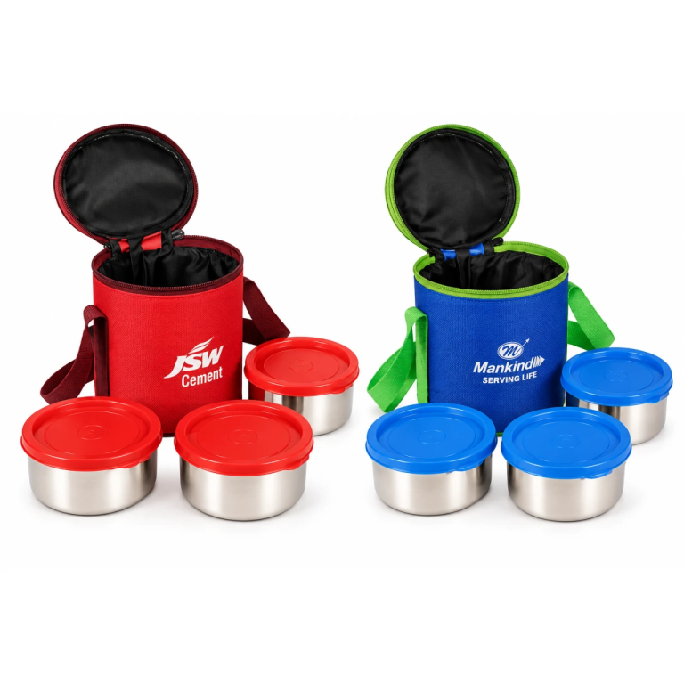 LB497 / LB498 Lunch Box with Shoulder Carry Case – Red & Blue