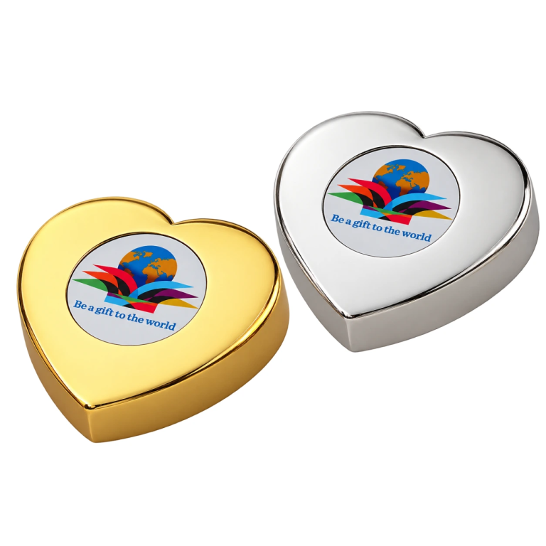 4329 Gold & Silver Gold & Silver Heart Elegance