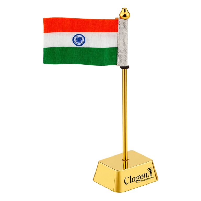 4305 Golden Flag Desk Piece