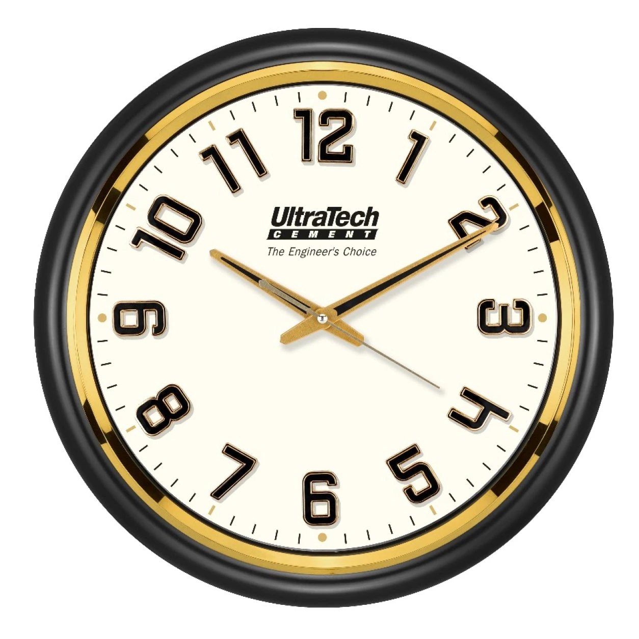 3 16-Inch Wall Clock with 3D Numbers — WC03