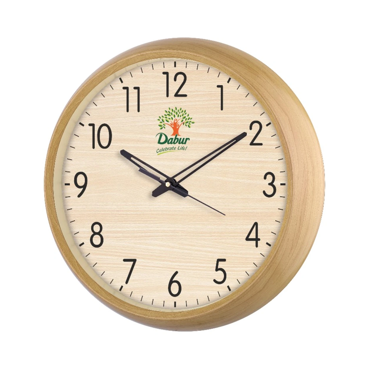 15/16 12-Inch Wooden-Finish Wall Clock — WC15