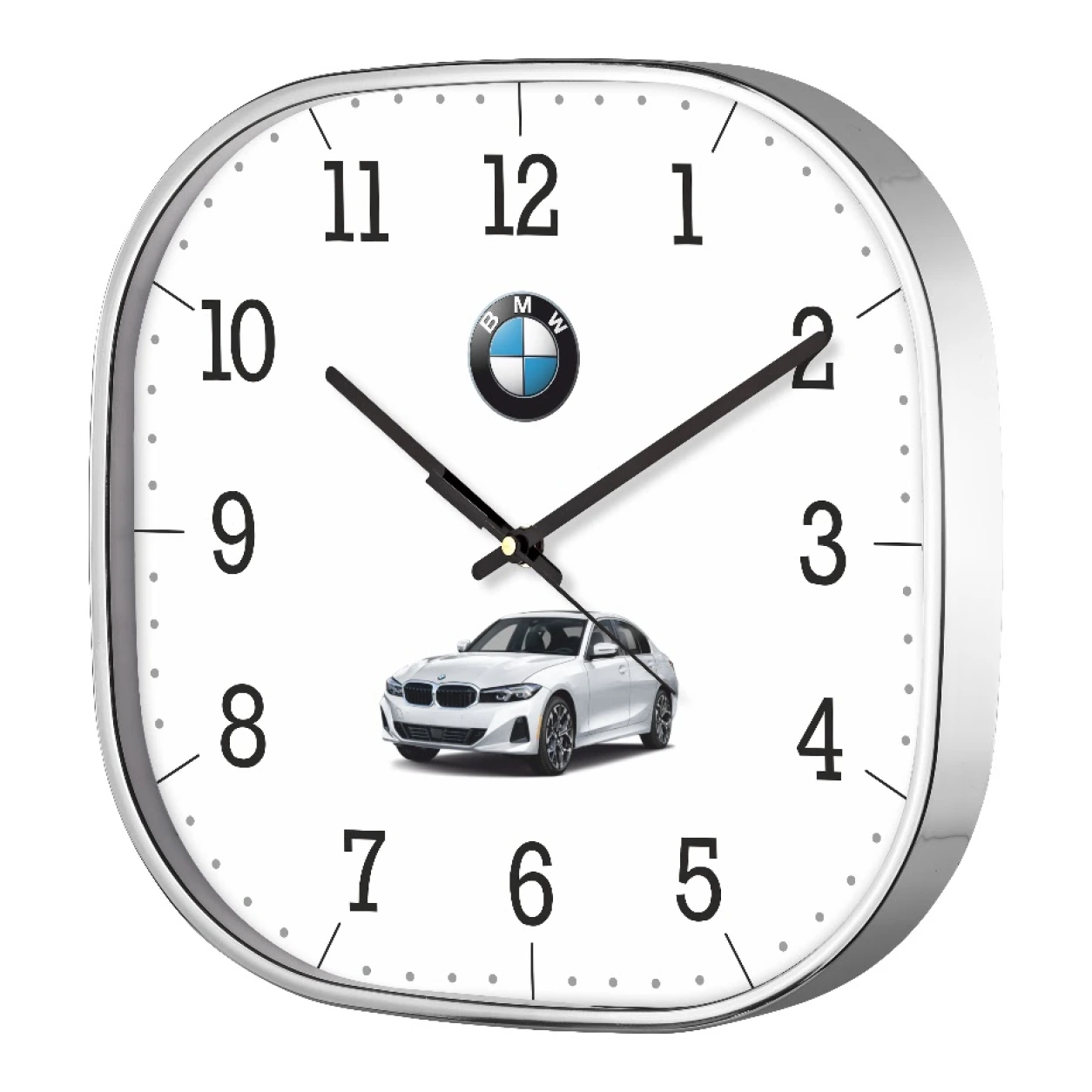 Model 19 wall clock original photo with sample branding