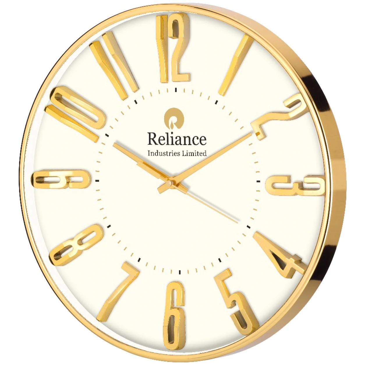 51/52 11.75-Inch 3D Number Round Wall Clock — WC51