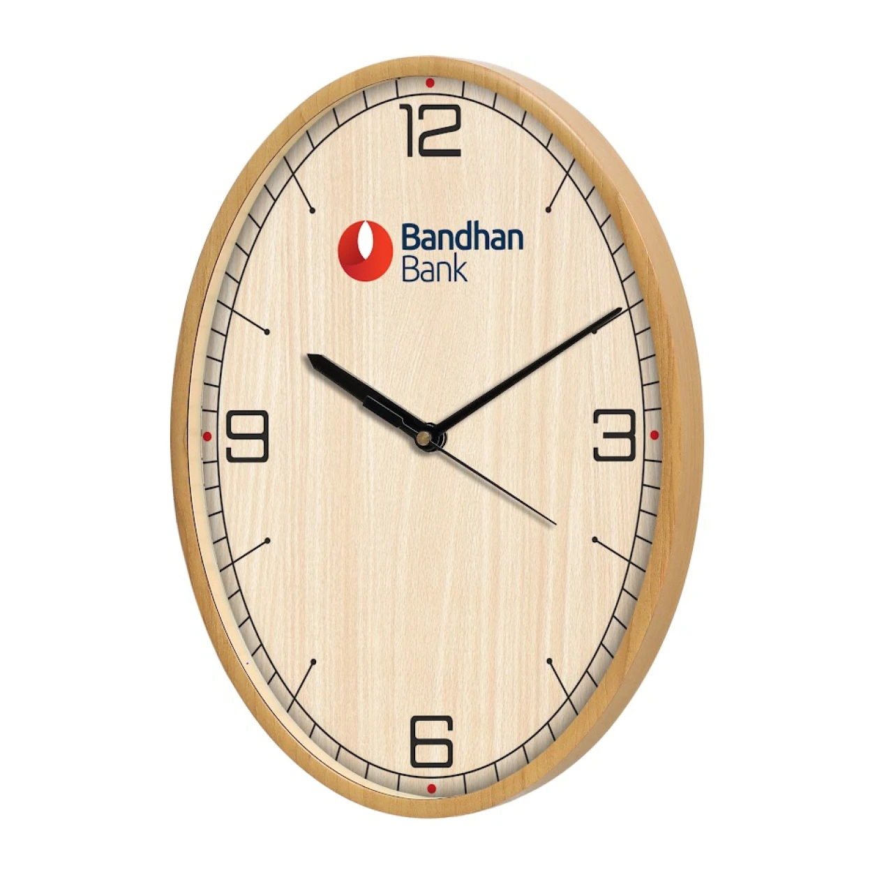64–67 Oval Wall Clock – Four Designs — WC64