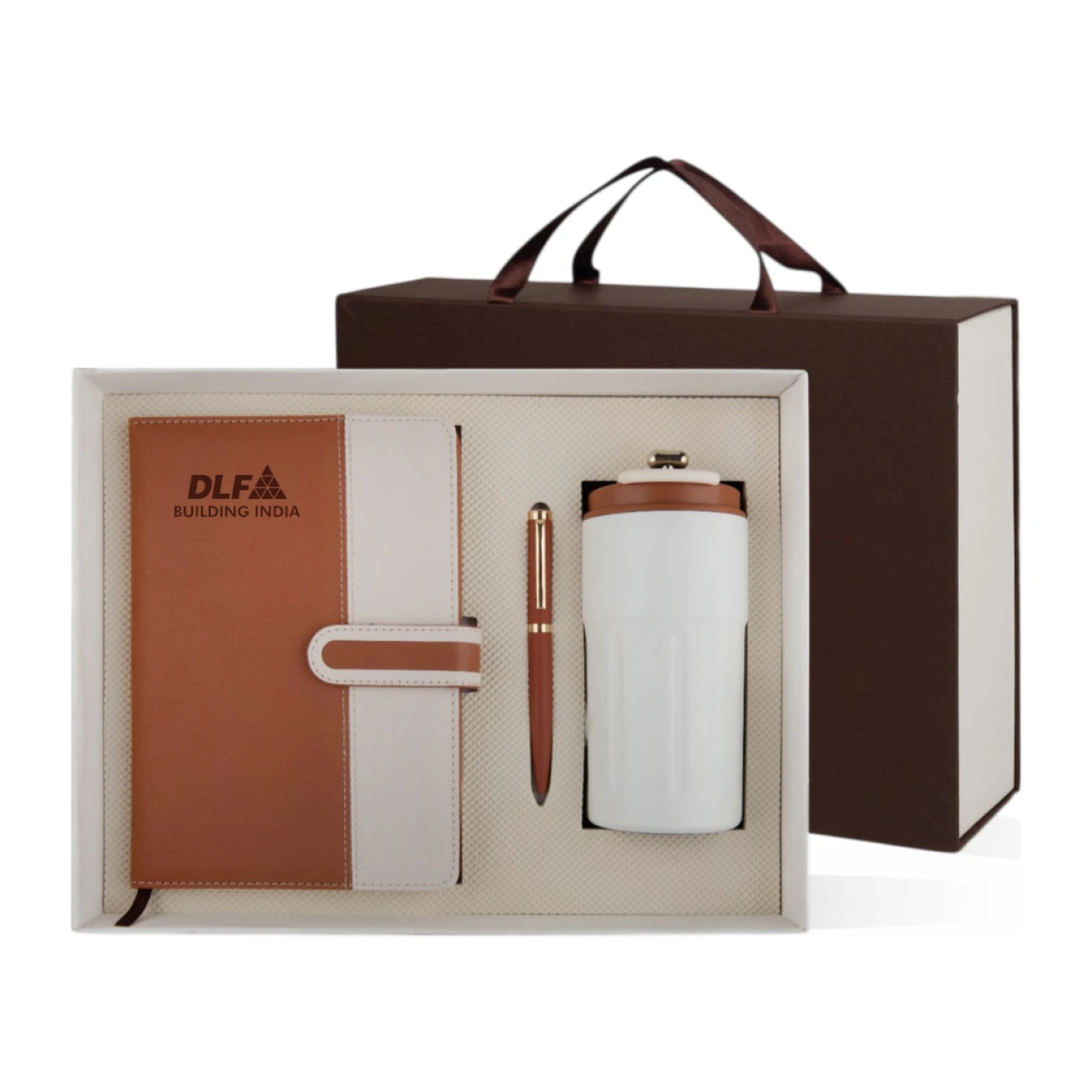 3-in-1 Notebook, Pen & Flask Gift Set – GS 316 — GS 316