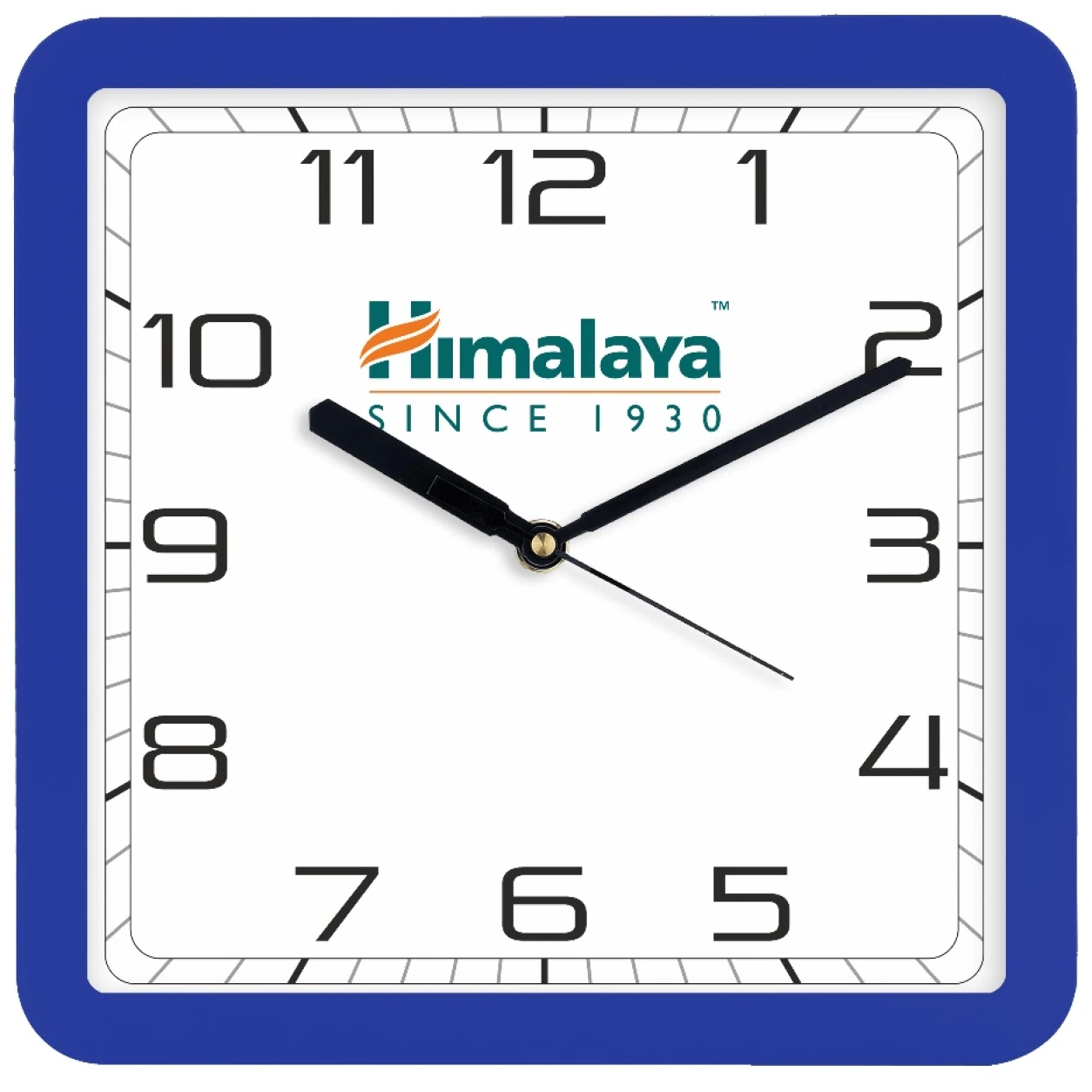 87/88 Square Wall Clock – Blue and Red — WC87