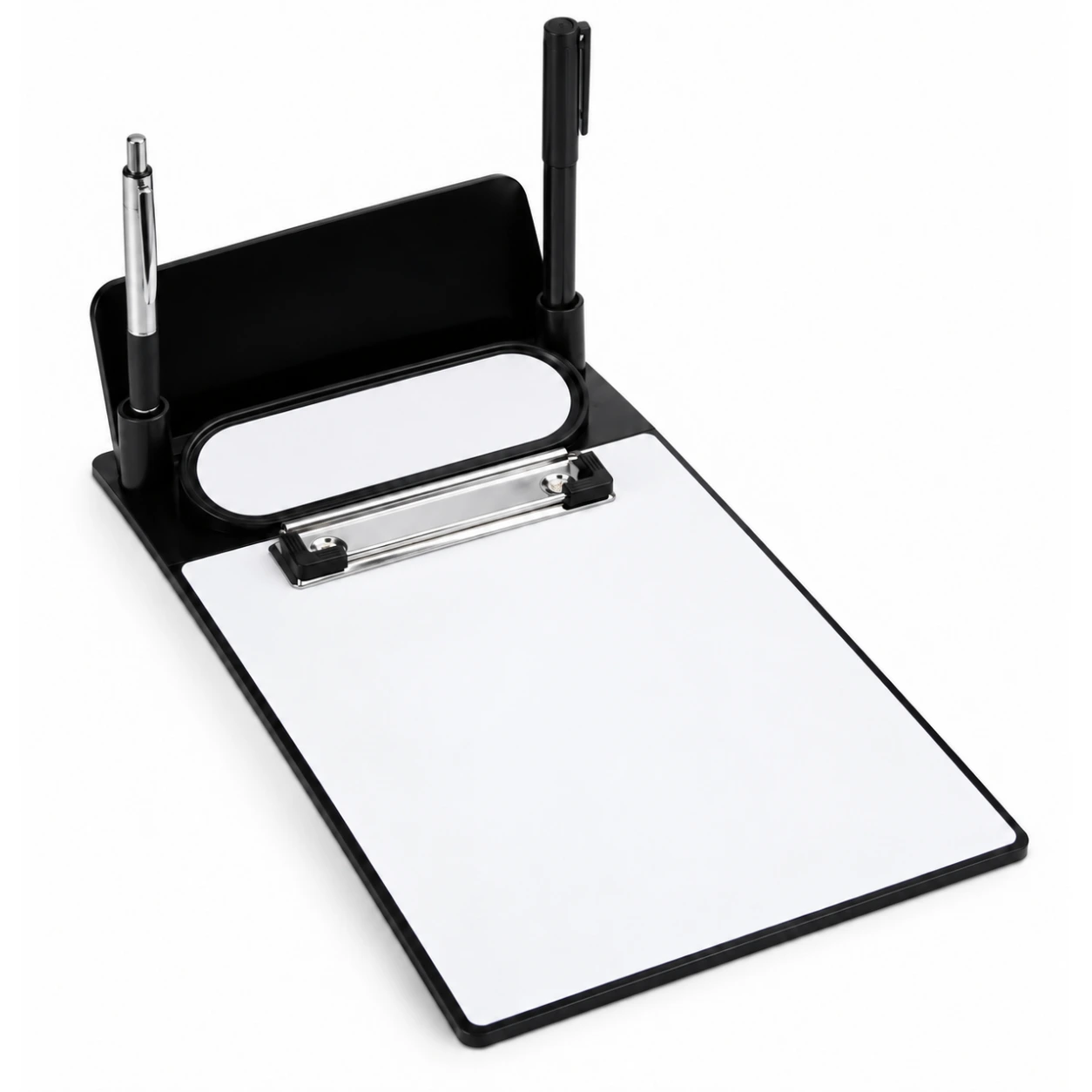CB485 Plastic Clipboard with Pen Holder and Mobile Stand — CB485