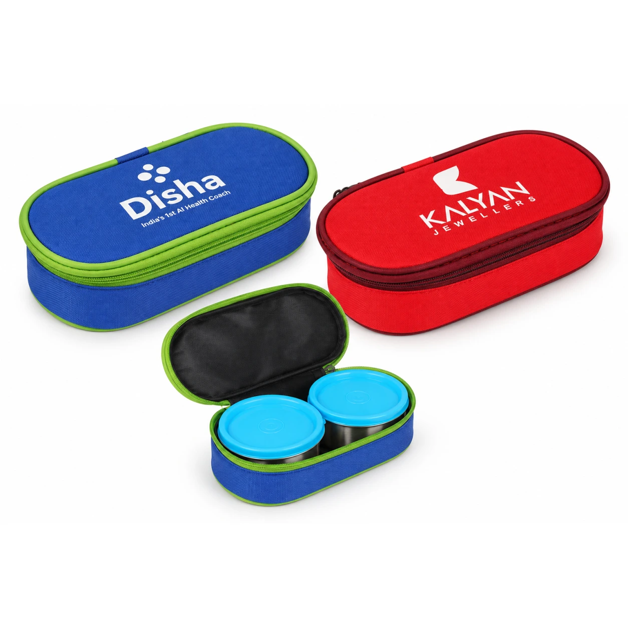 LB493 / LB494 Lunch Box – Blue & Red — LB493