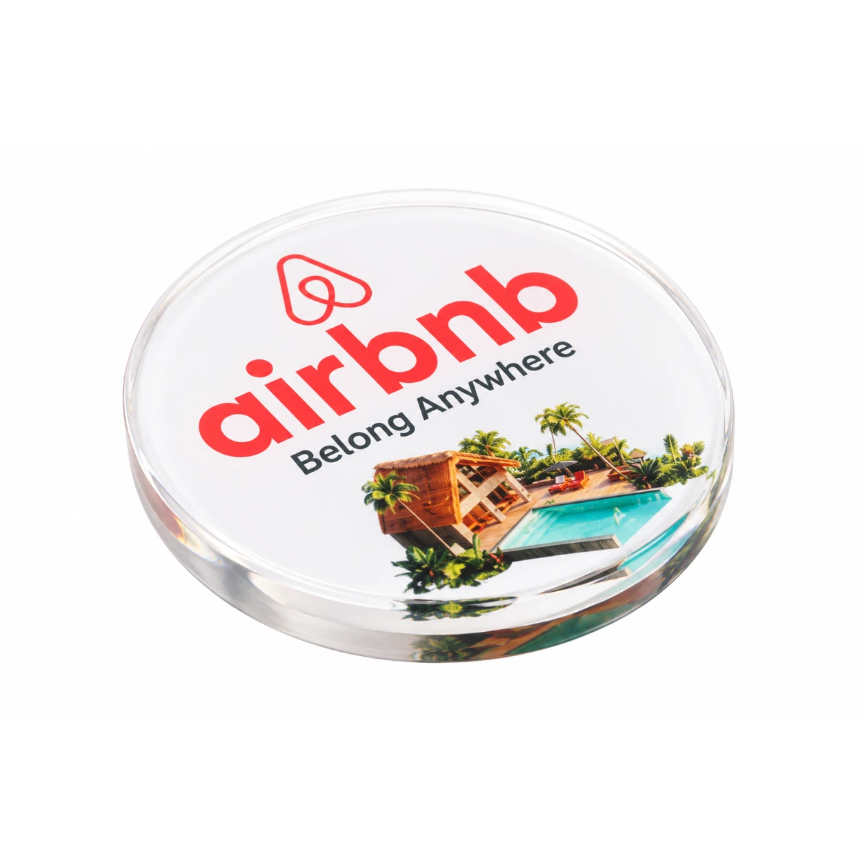 APW629 Round Acrylic Paperweight