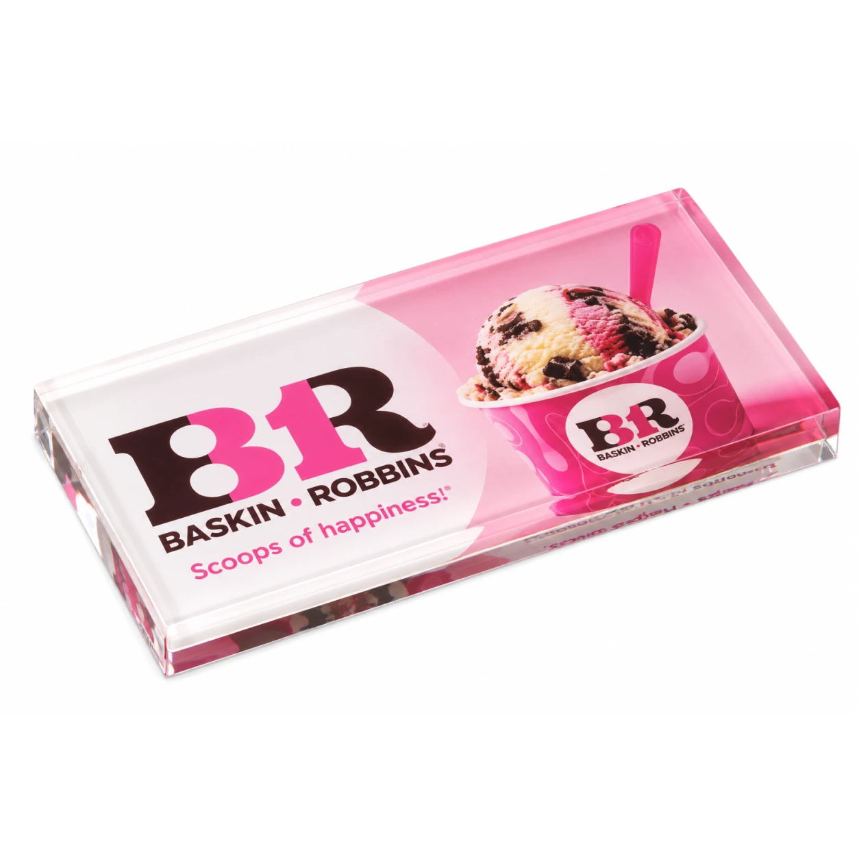 APW633 Rectangular Acrylic Paperweight