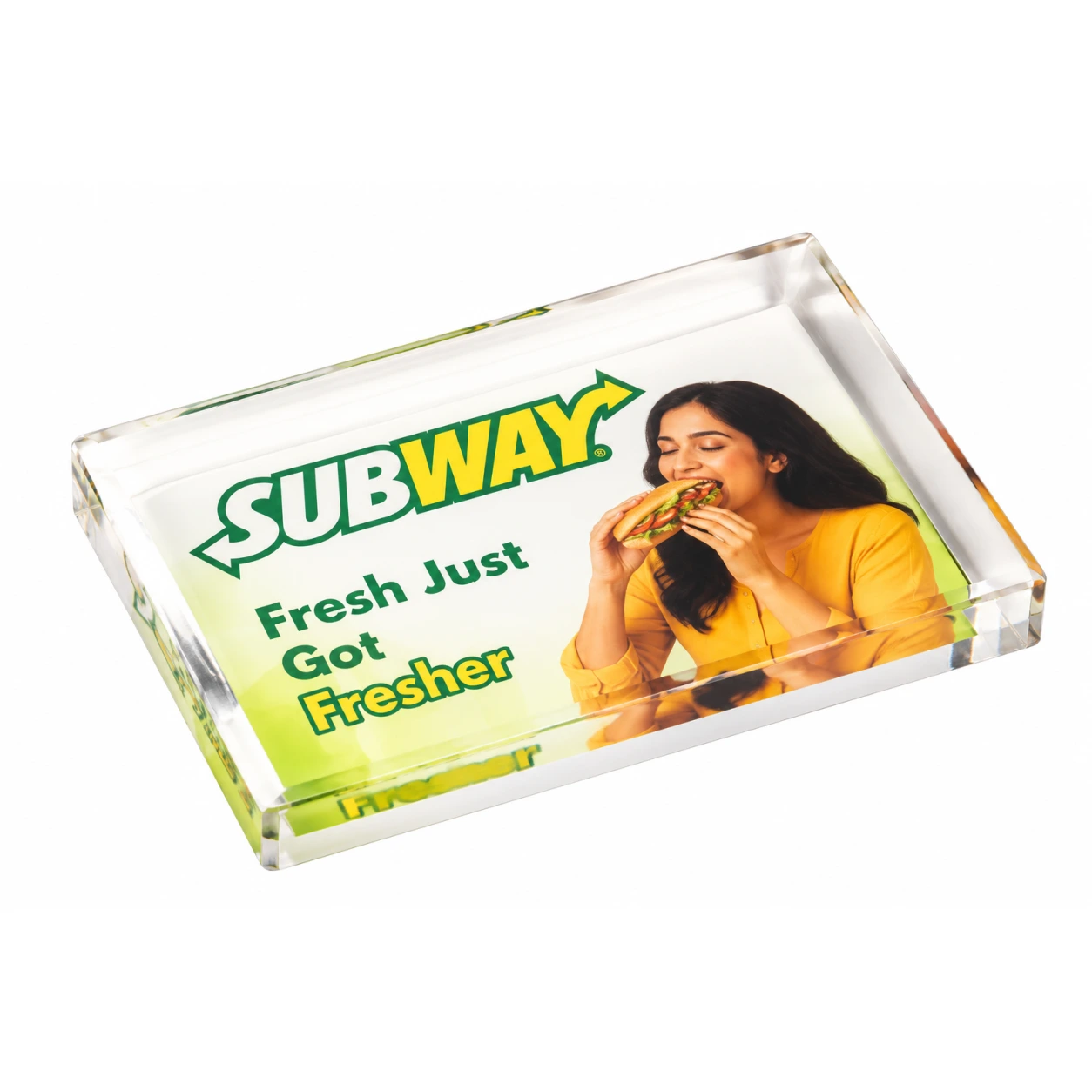 APW658 Rectangular Acrylic Paperweight