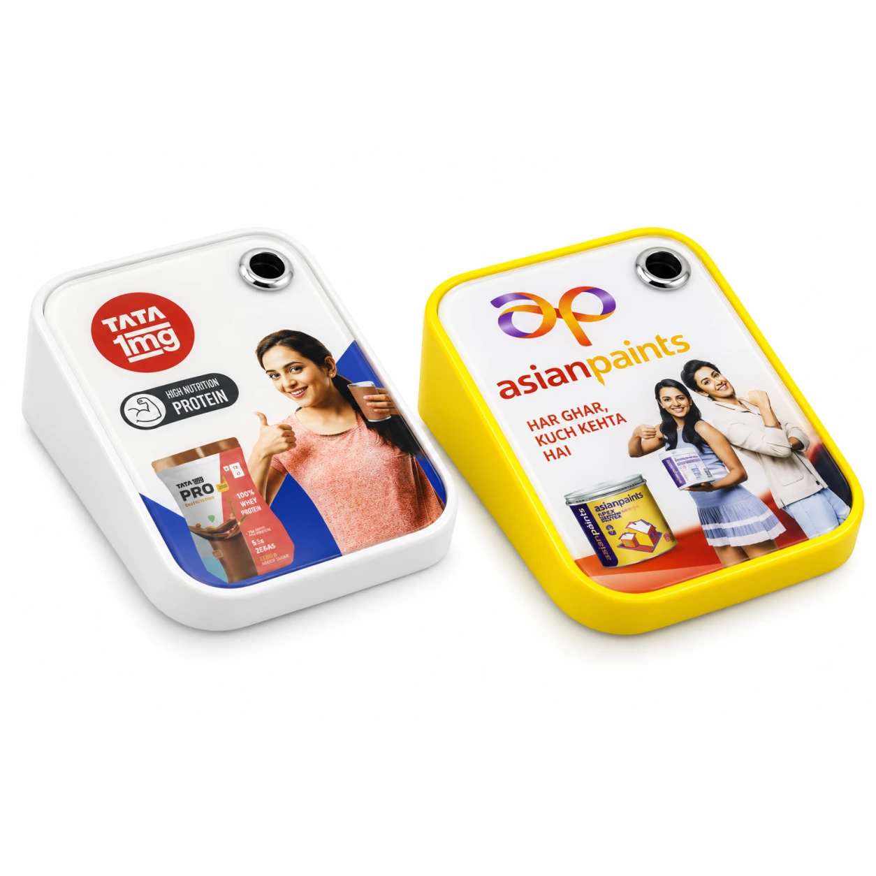 PPW681 / PPW682 Paperweight with Acrylic Plate and Pen Holder Options — PPW681