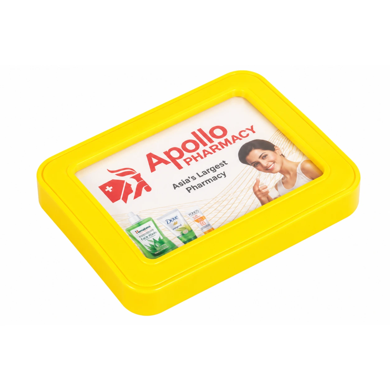 PPW692 Rectangular Plastic Paperweight — PPW692