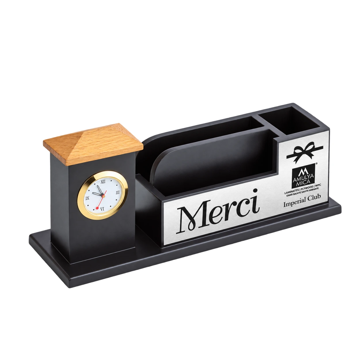 4292 Pyramid Tower Desk Clock — 4292