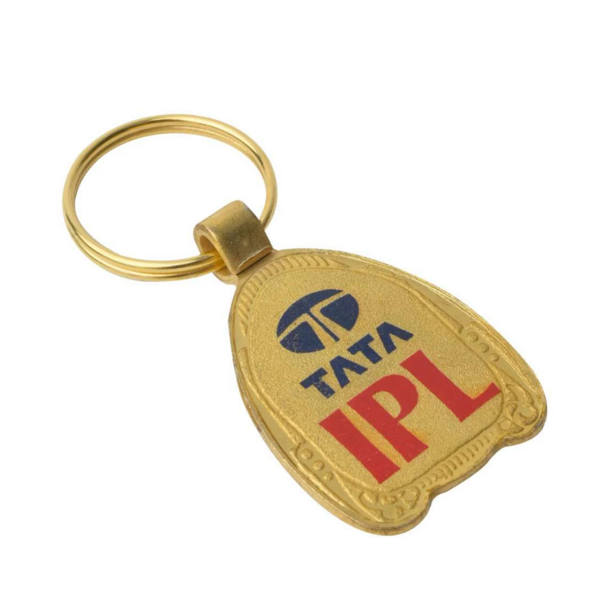 25 Bell Shape Golden-Finish Metal Keychain — 25