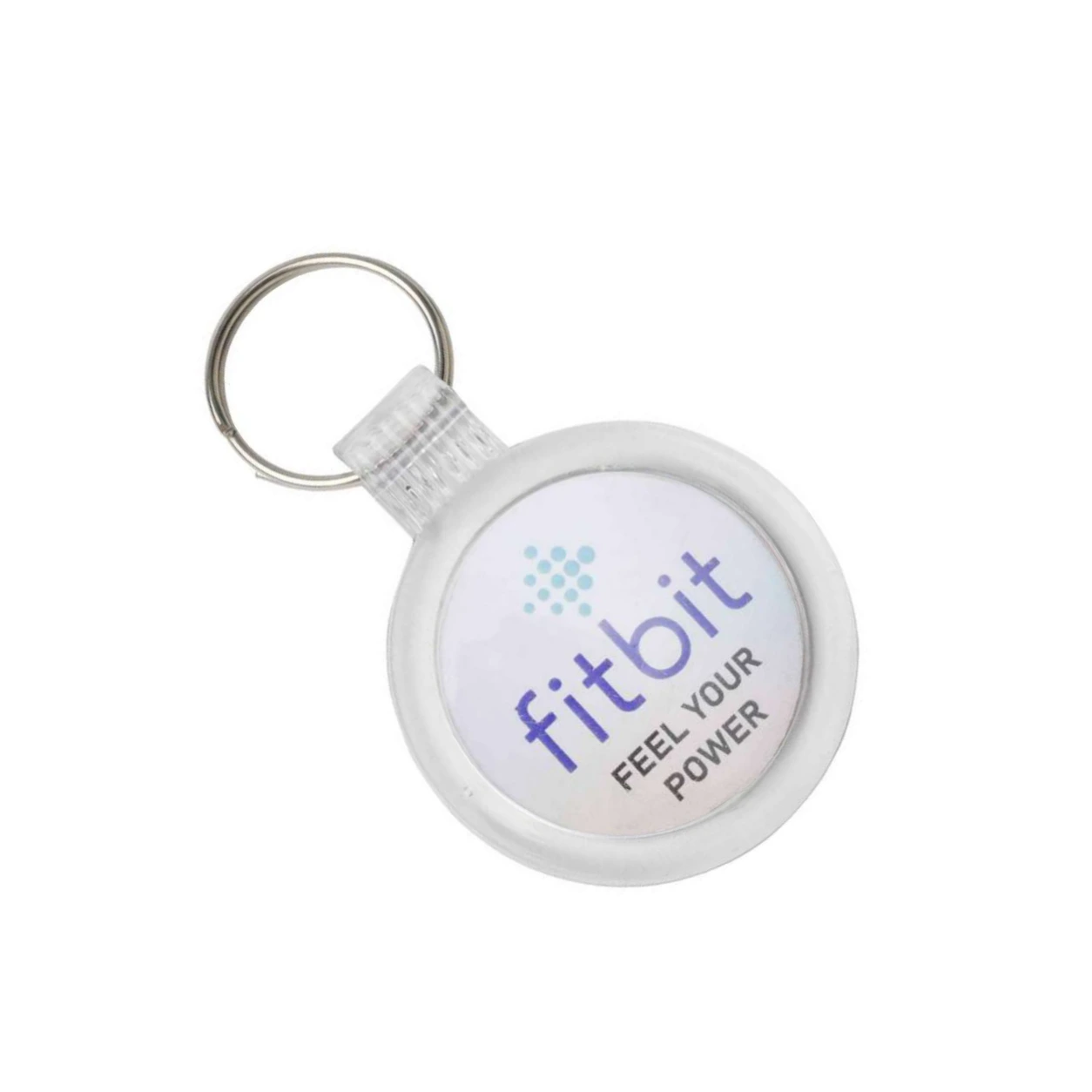60 Round Multicolor Plastic Keychain — 60