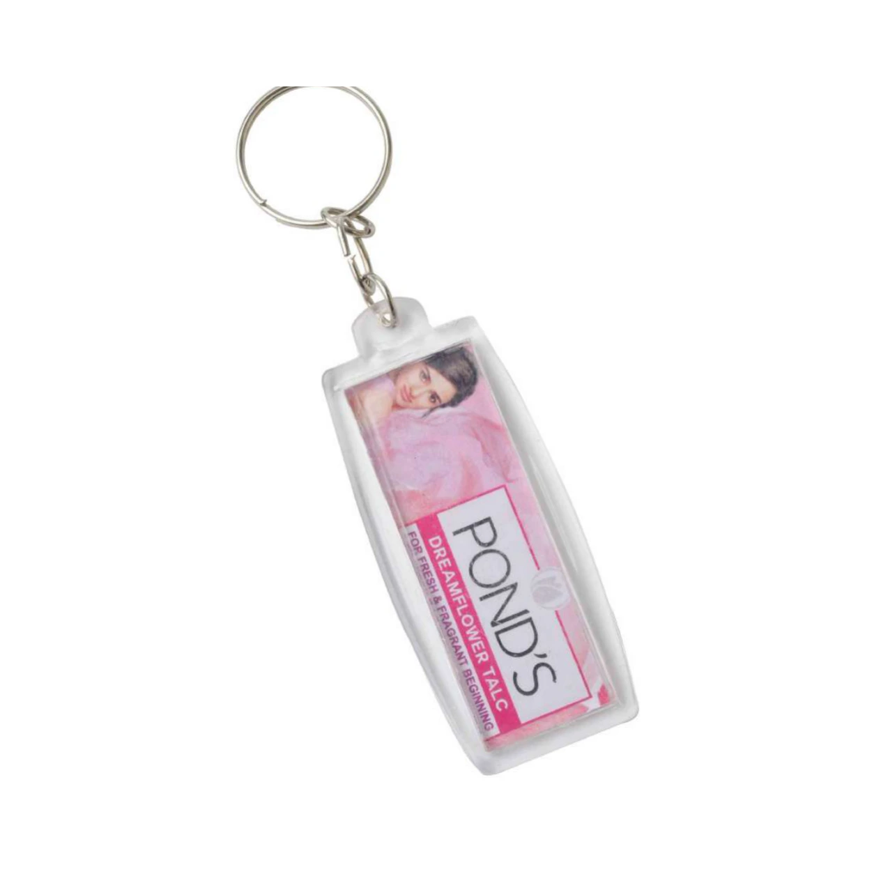 65 Slim Photo Chain Multicolor Plastic Keychain — 65