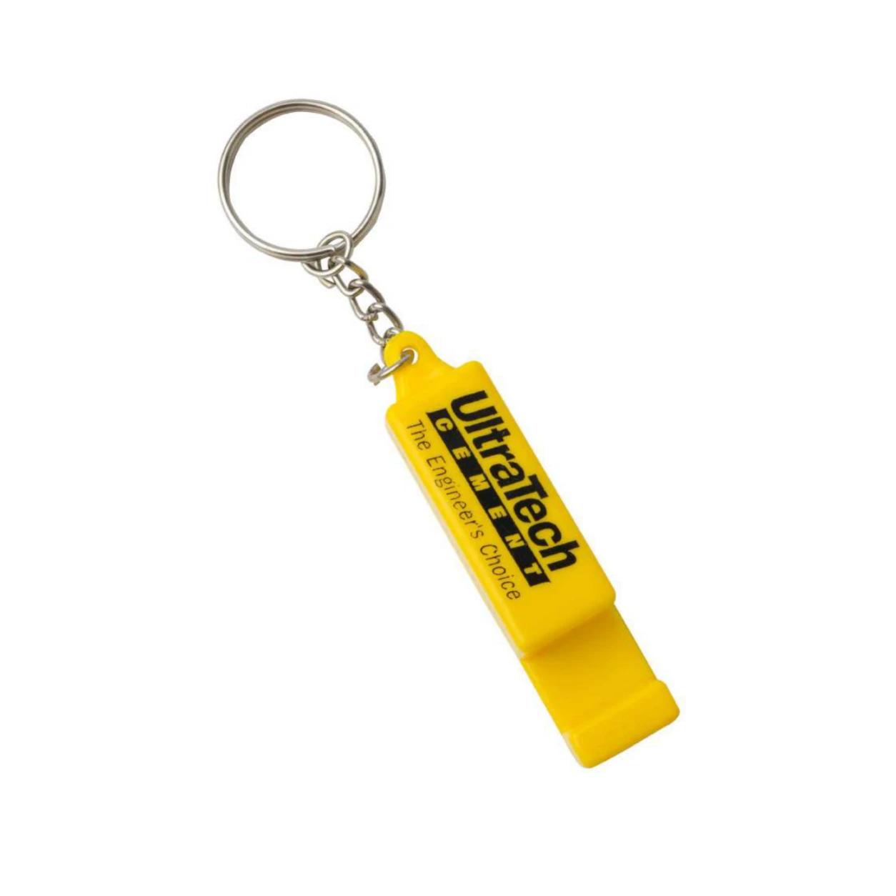 79 Yellow Slim Chain Mobile Stand ABS Plastic Keychain — 79