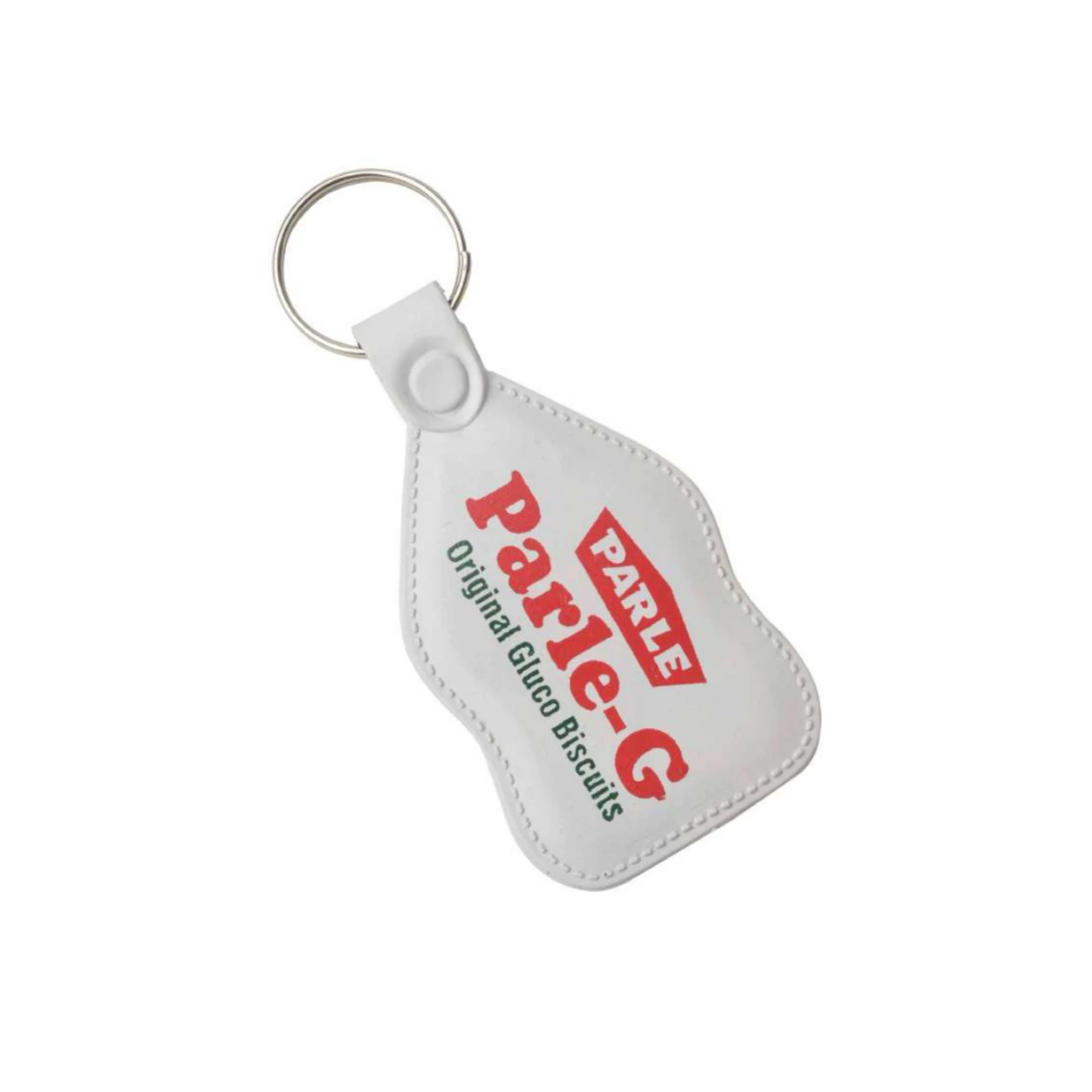 101 Grey Rounded Rectangle ABS Plastic Keychain — 101
