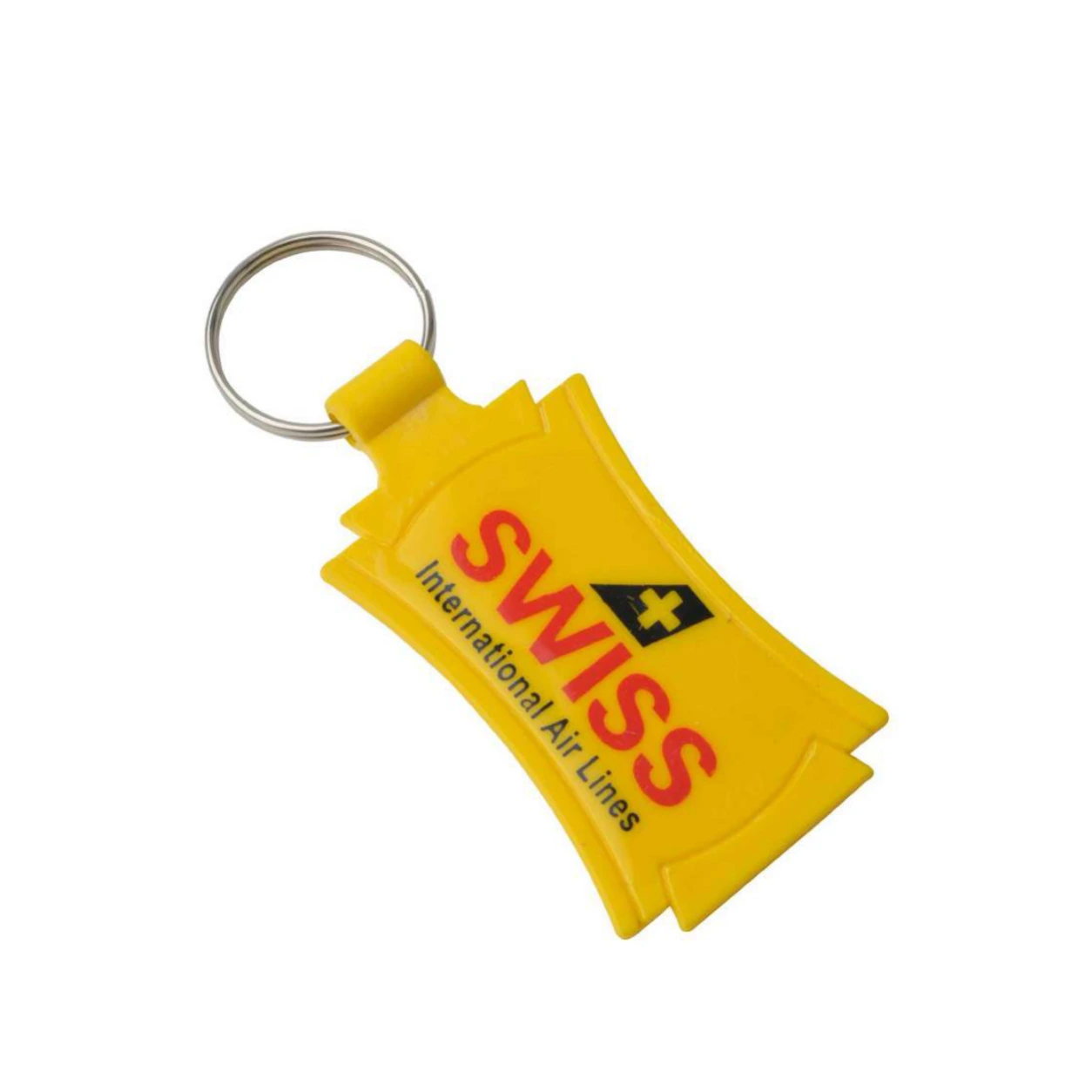112 Yellow Bell Shape ABS Meena Plastic Keychain — 112